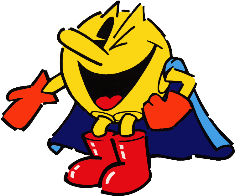 Png - Super Pac Man Artwork (763x641), Png Download