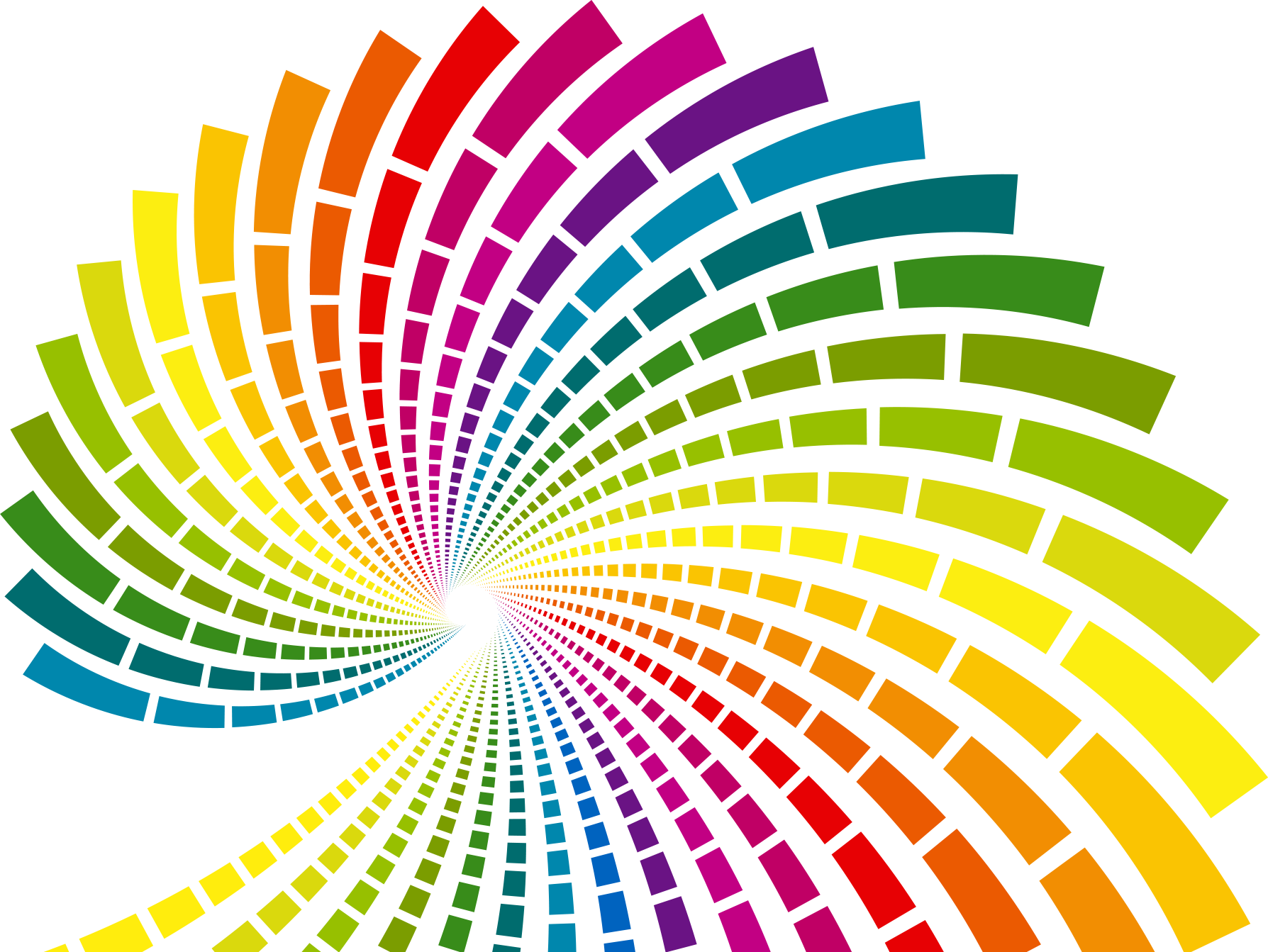 Color Pinwheel - Printing Press Logo Png (1788x1343), Png Download