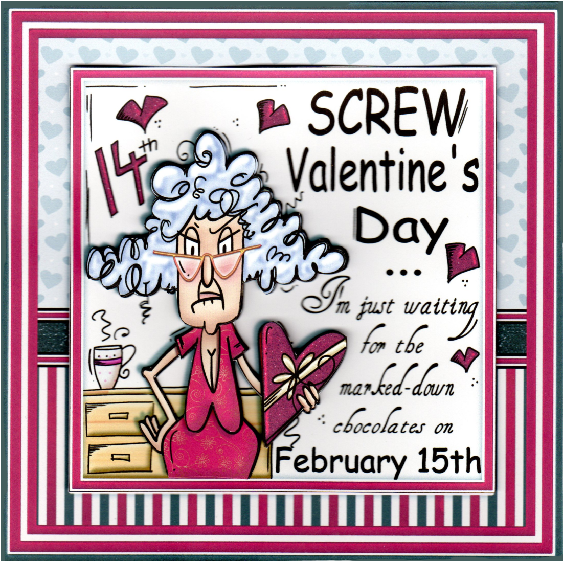 Screw Valentines Day - Valentines Day Funnies (1140x1343), Png Download