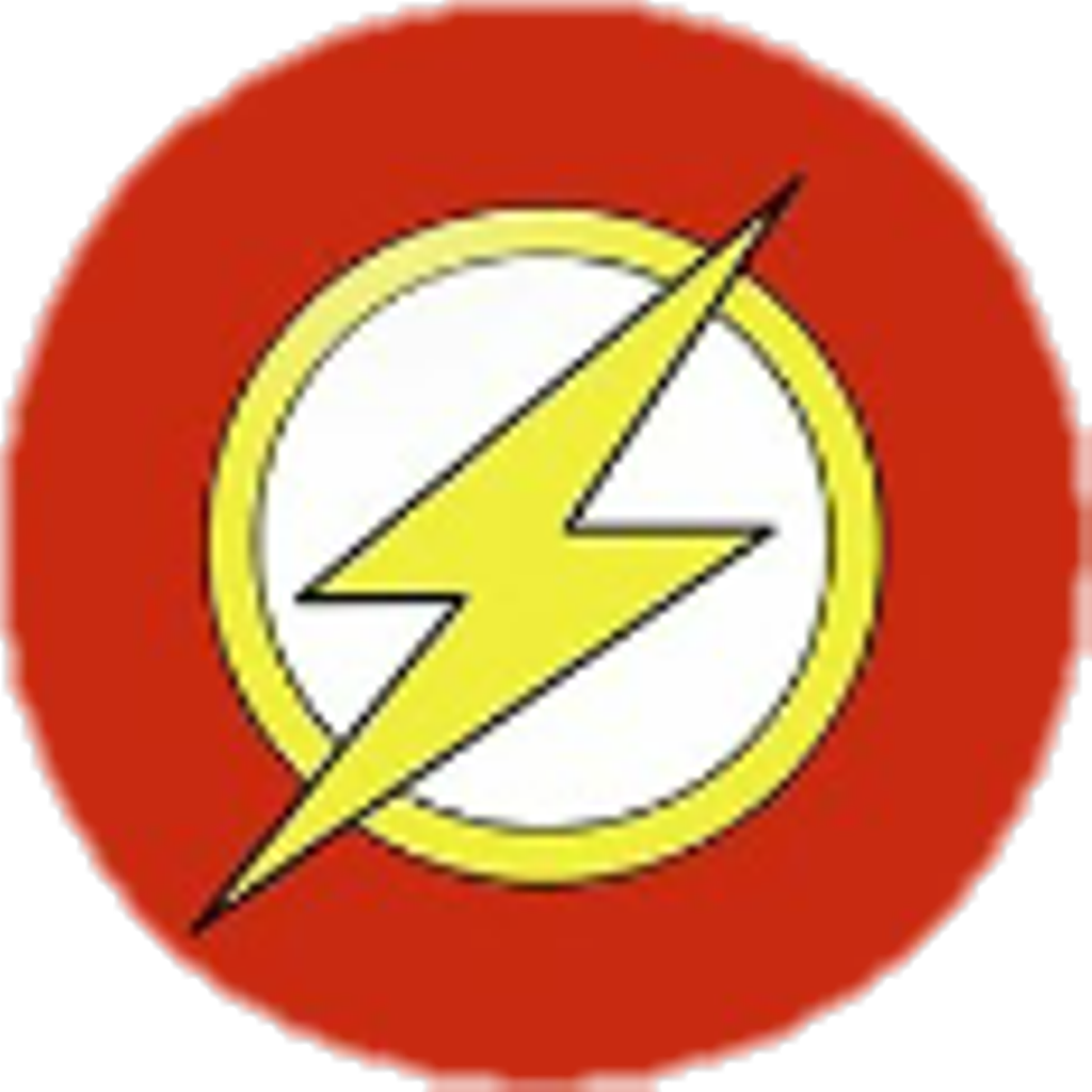 #logo #superheroe #flash - Super Heroes Logos Flash (1024x1024), Png Download