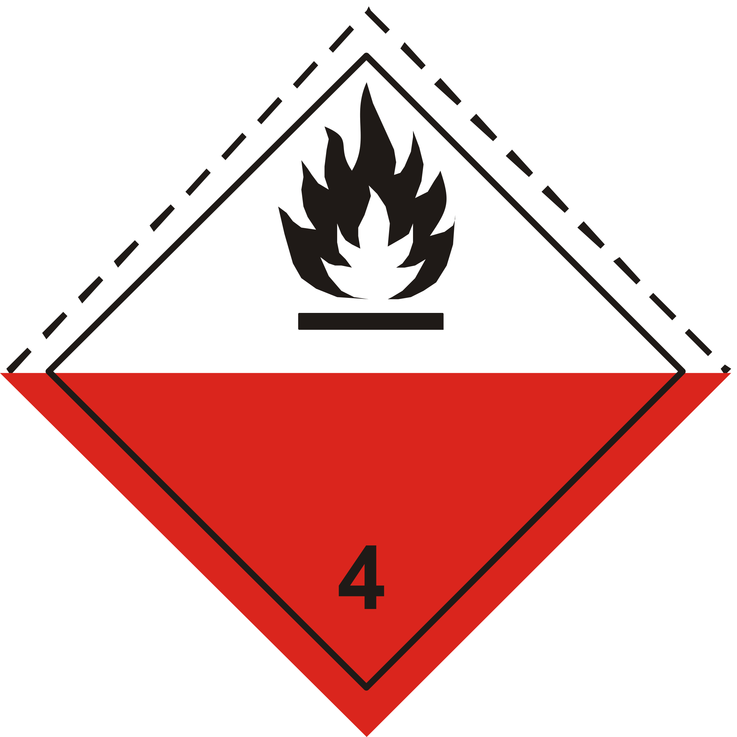 Poison Symbol Png - Spontaneously Combustible Label (2400x2400), Png Download
