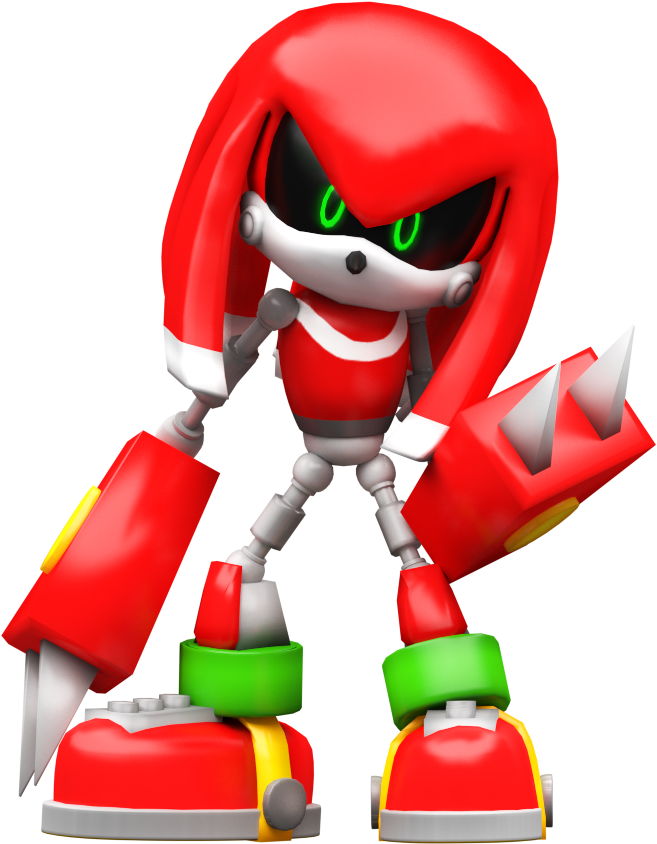 Sonic The Hedgehog Clipart Metal Knuckles - Sonic The Hedgehog Metal Knuckles (700x900), Png Download