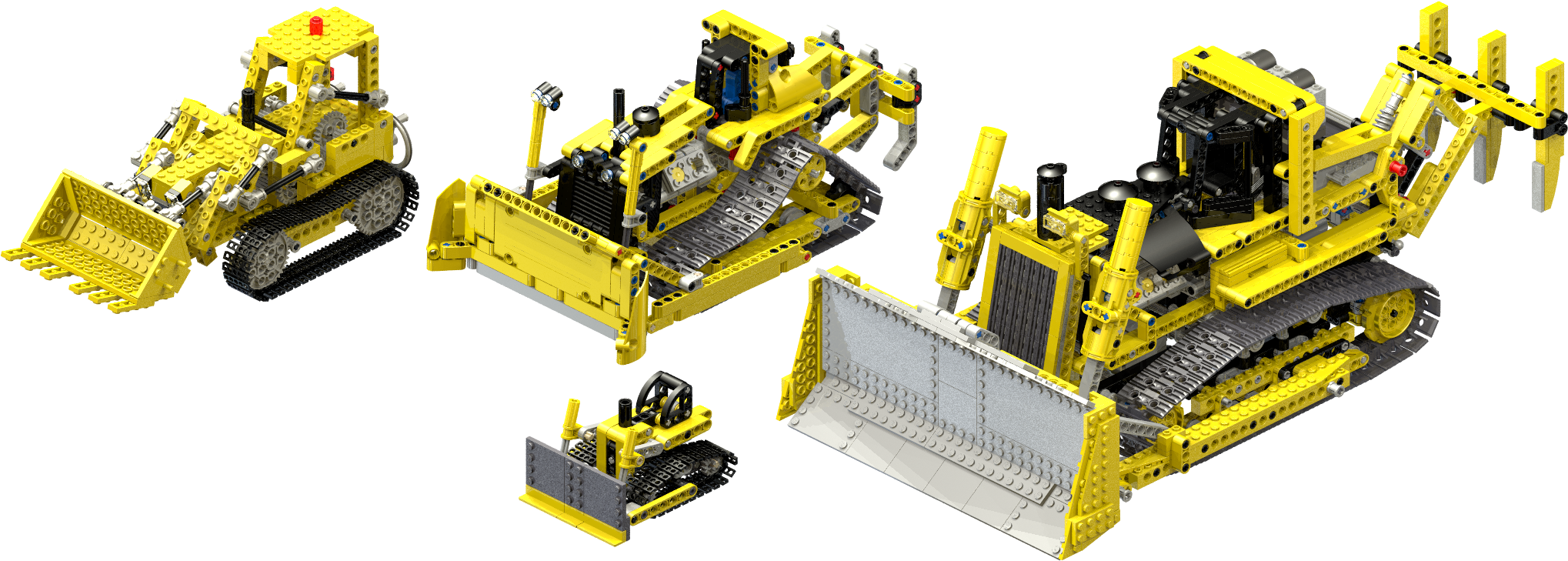 There Have Only Been A Couple Of Bulldozers, But They - Bulldozers (2061x762), Png Download