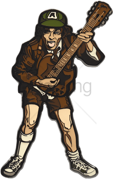 Free Png Angus Young Png Image With Transparent Background - Angus Young High Voltage (480x691), Png Download