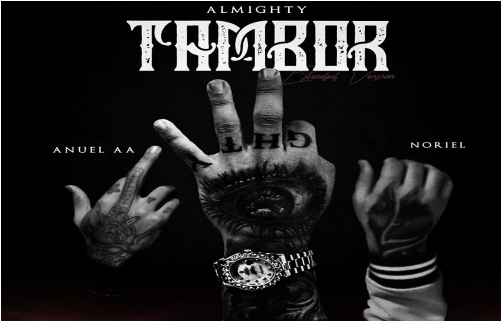 Almighty X Anuel Aa X Noriel - Poster (500x500), Png Download