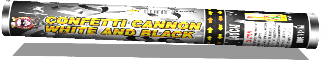 Fireworks Video Of Confetti Cannon Black And White - Missile (1200x1200), Png Download