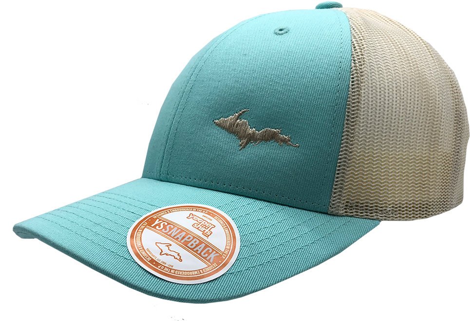 Hat - "u - P - Silhouette " Aruba Blue/birch Low Profile - Baseball Cap (1024x1024), Png Download