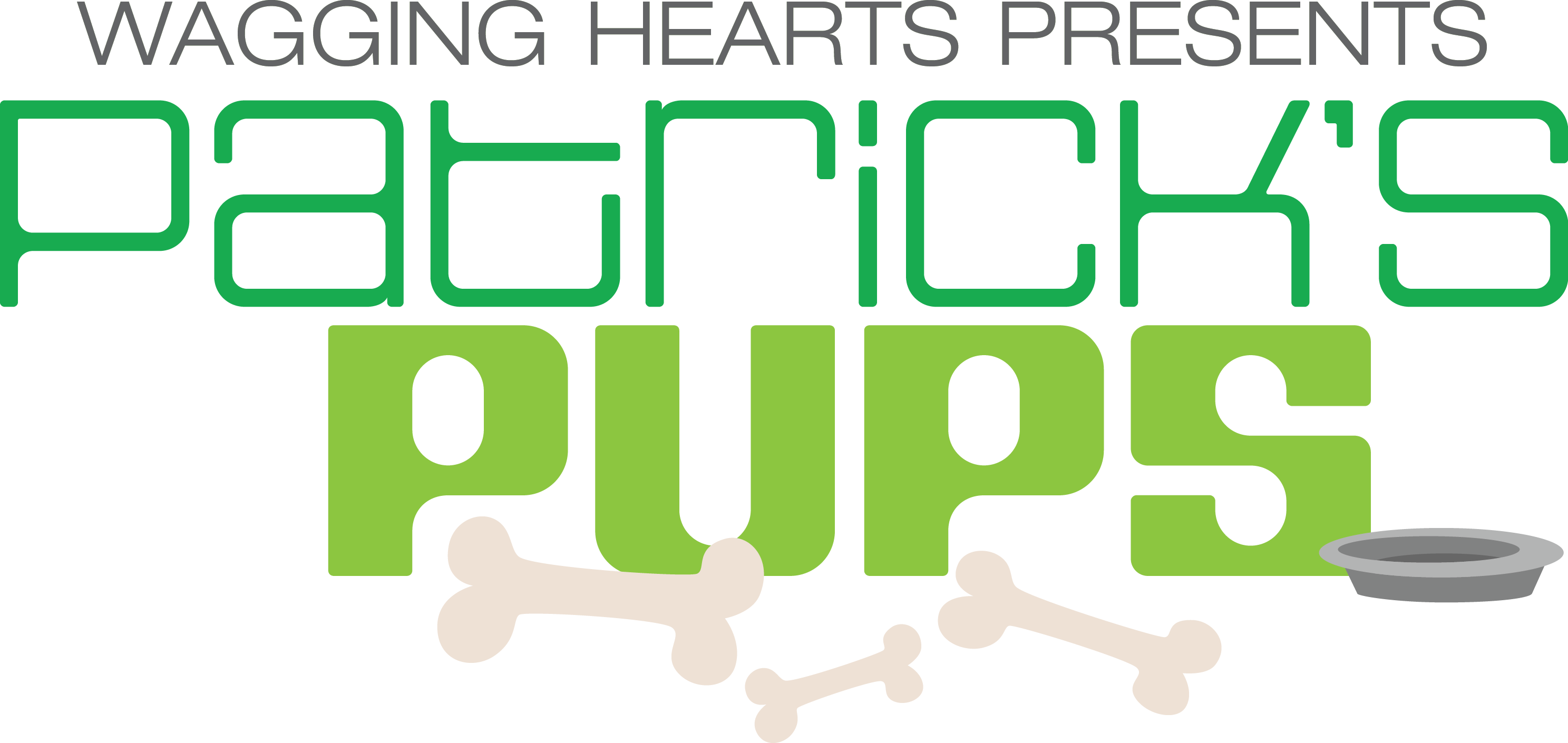 Patrick's Pups Began With 1 Heart - Graphic Design (2975x1410), Png Download