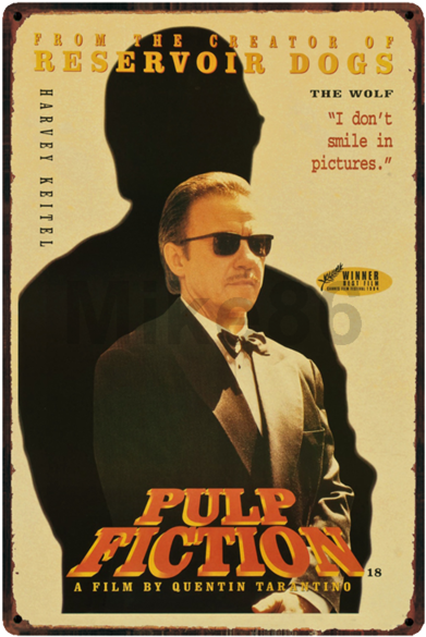 Pulp Fiction Art - Pulp Fiction Poster Characters (640x640), Png Download