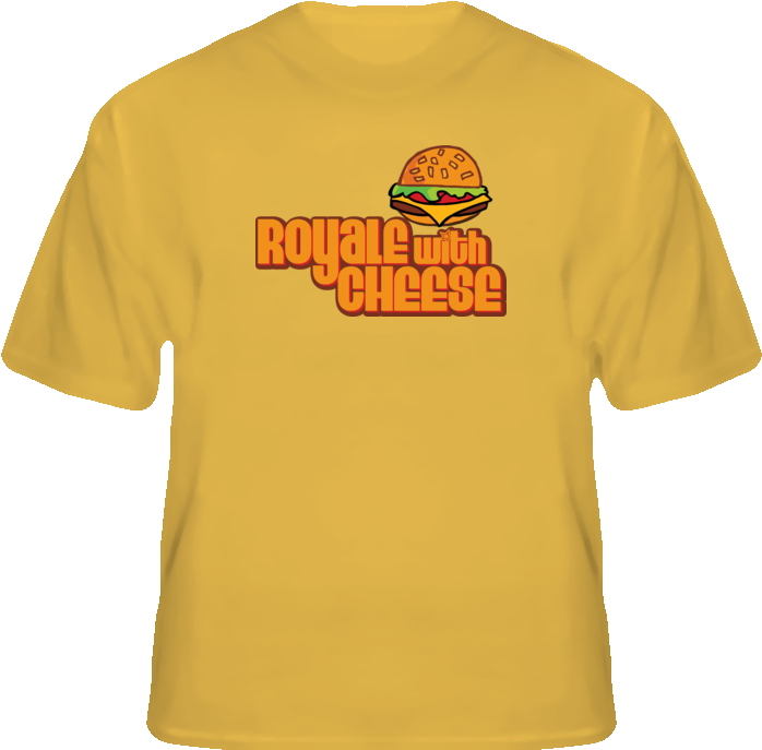 1002182 - Royale With Cheese Shirt (792x719), Png Download