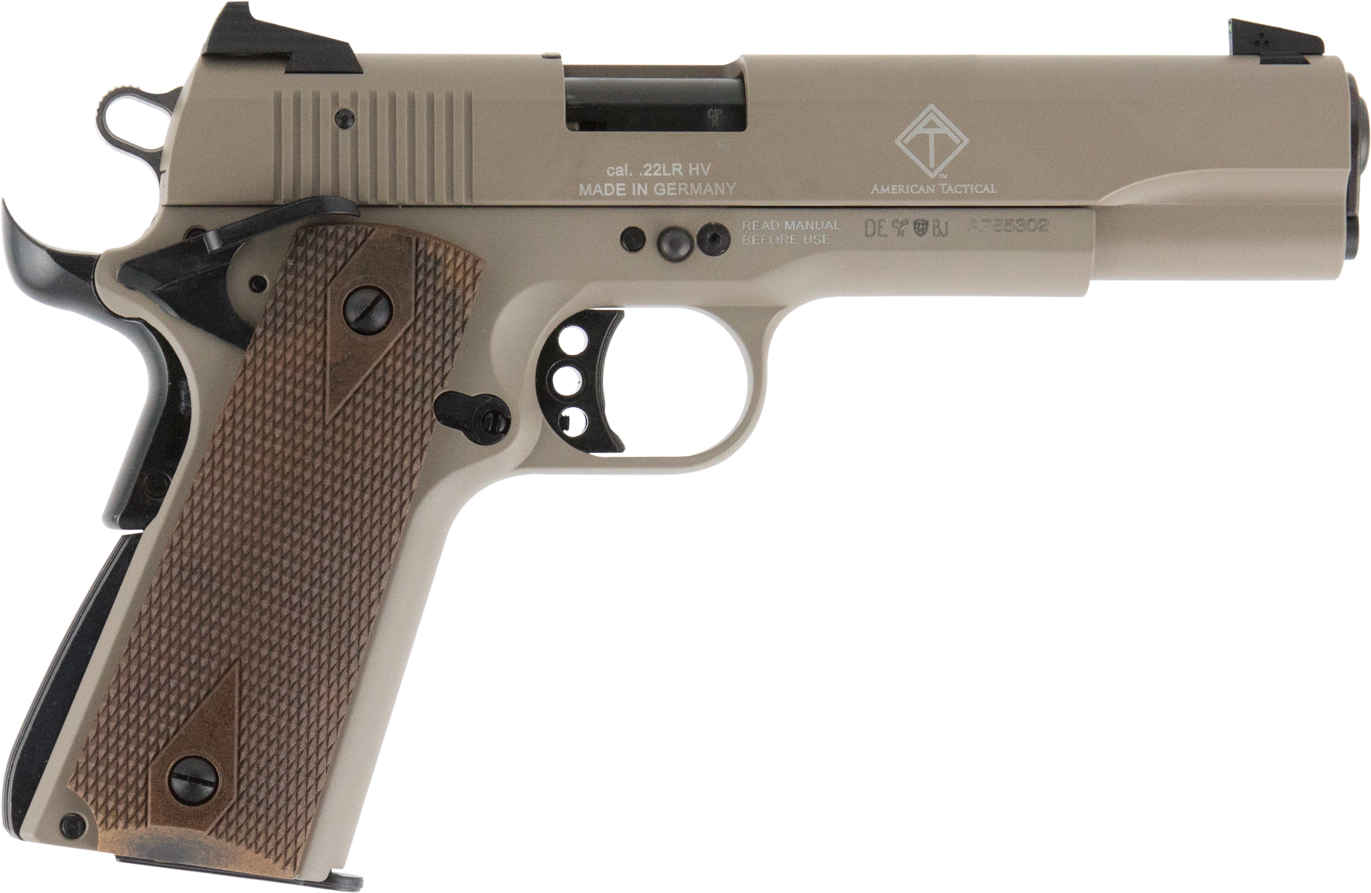 Ati 2210m1911t 1911 22 Lr Bl/tan 10rd - Swiss Arms 1911 Ssp (2964x1976), Png Download