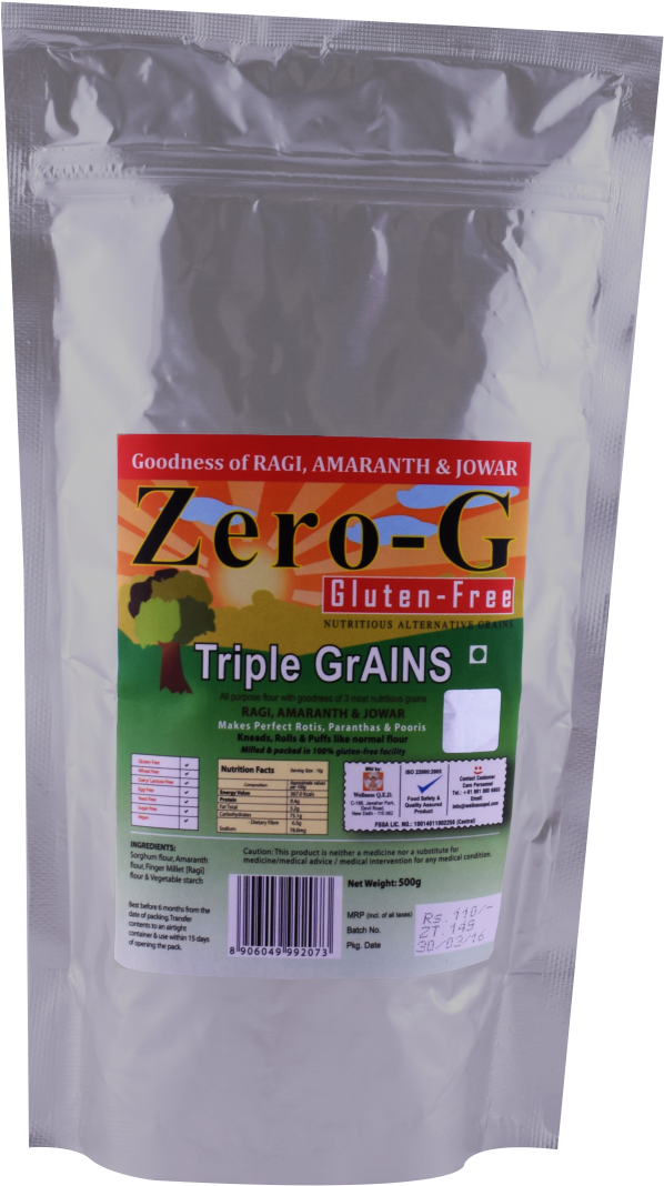 Zero-g Triple Grains 500g - Zero G Triple Grain (1201x1201), Png Download