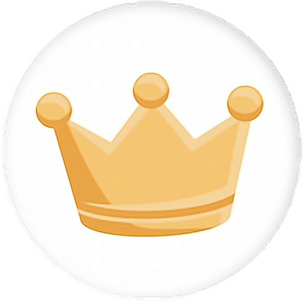 #crown #picsart #musically #featureme #featurethis - Musically Crown Logo Png (1024x1024), Png Download