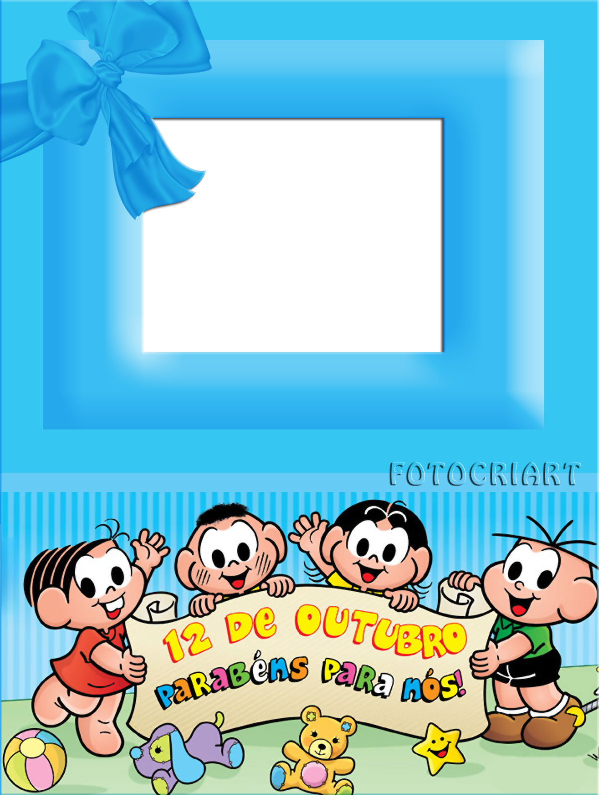 Molduras Para O Dia Das Crianças - Turma Da Monica Dia (1200x1592), Png Download