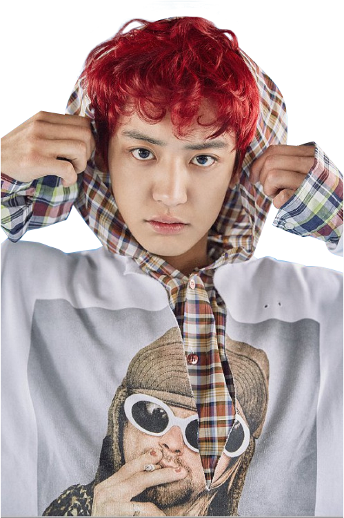 59 Images About Png Kpop On We Heart It - Exo Lucky One (499x750), Png Download