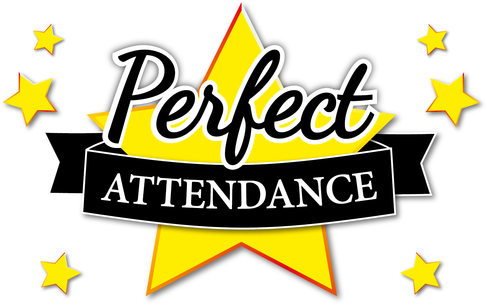 Personalised Perfect Attendance Postcard - Transparent Perfect Attendance Png (1819x1311), Png Download