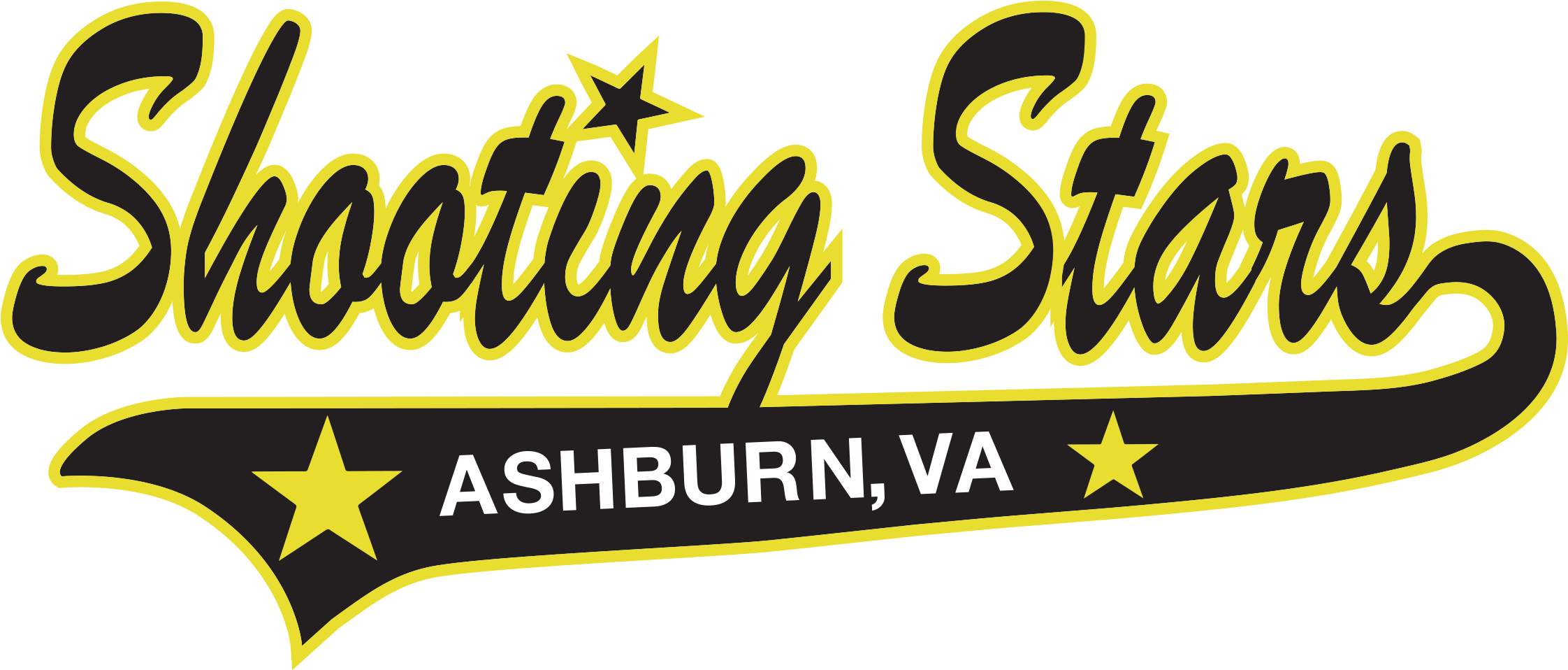 Ashburn Shooting Stars (2250x957), Png Download
