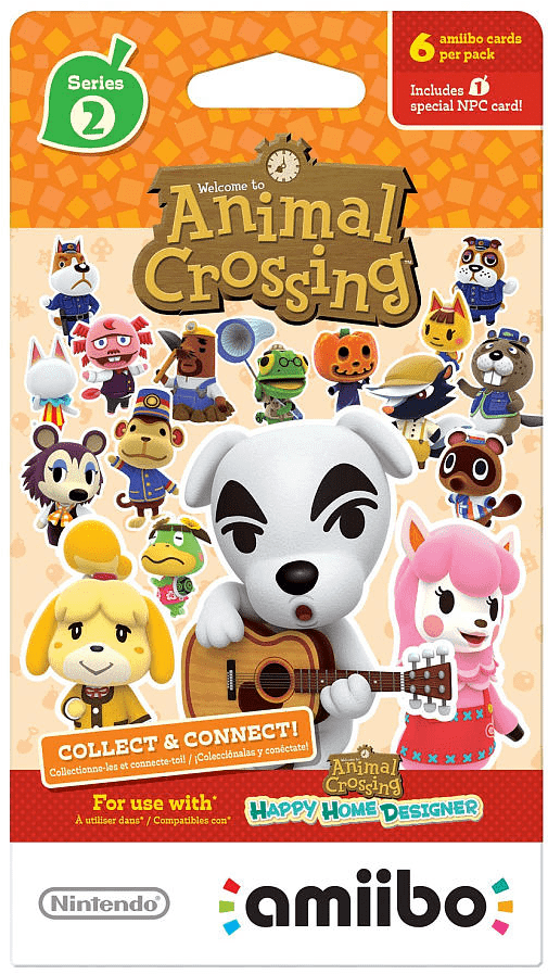 Nintendo Animal Crossing Amiibo Cards Series 2 6-pack - Animal Crossing Amiibo Cards (1000x1000), Png Download