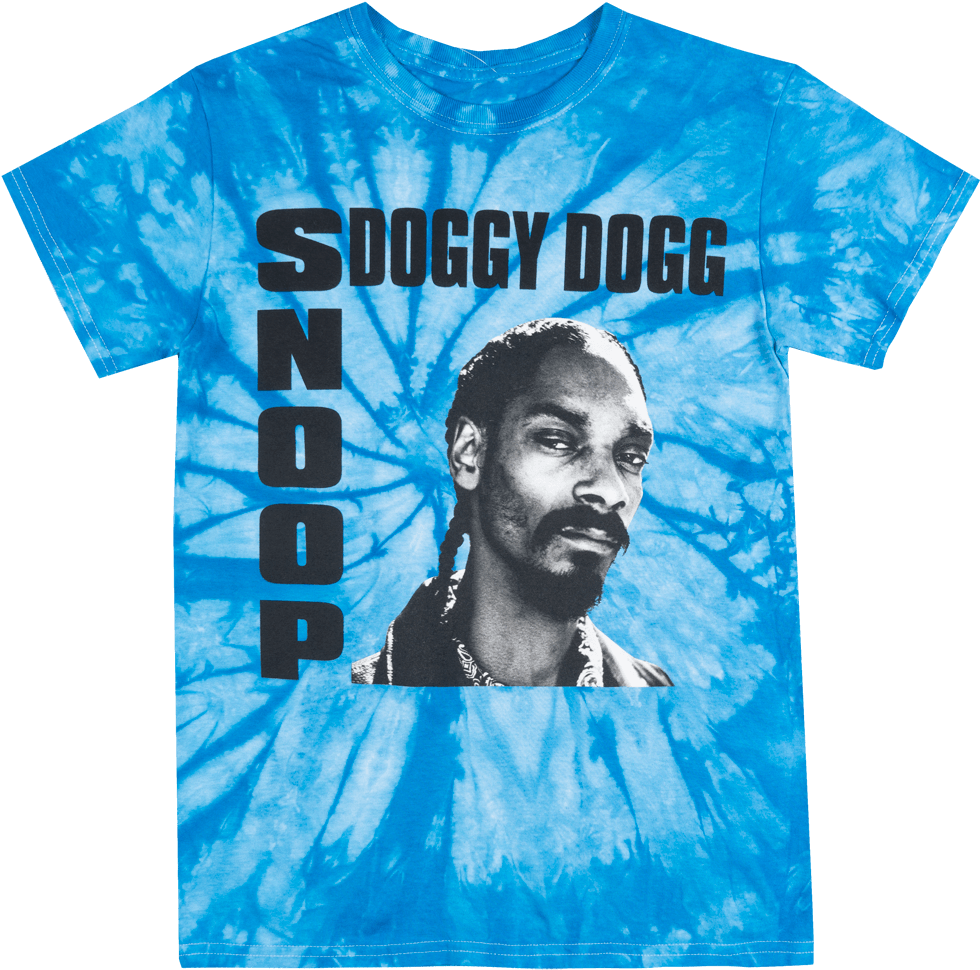 Snoop Doggy Dog Tie Dye T-shirt Mens Hip Hop Rapper - Active Shirt (1028x1000), Png Download