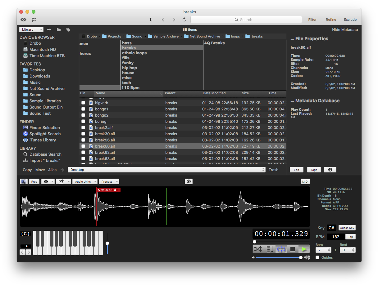 Iced Audio's Audiofinder - Sample Library Manager Mac (1222x930), Png Download