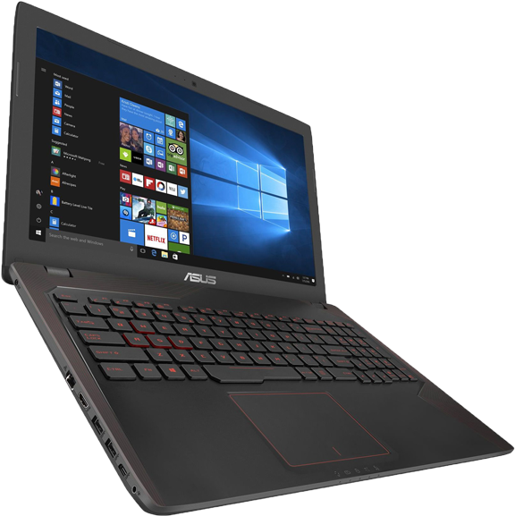 Asus Fx553vd Dm048t Open Left Front Png - Asus Fx553vd Core I7 7th (600x600), Png Download