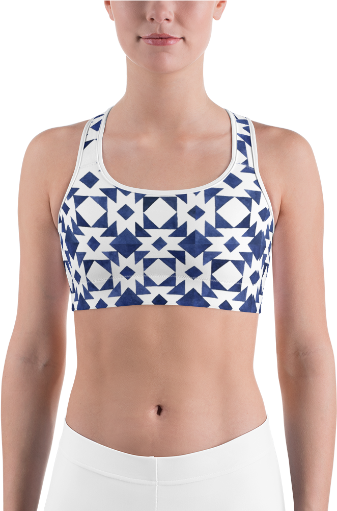 #bra #fashion2019 #sports #womensfashion2019 #blue - Sports Bra (1000x1000), Png Download