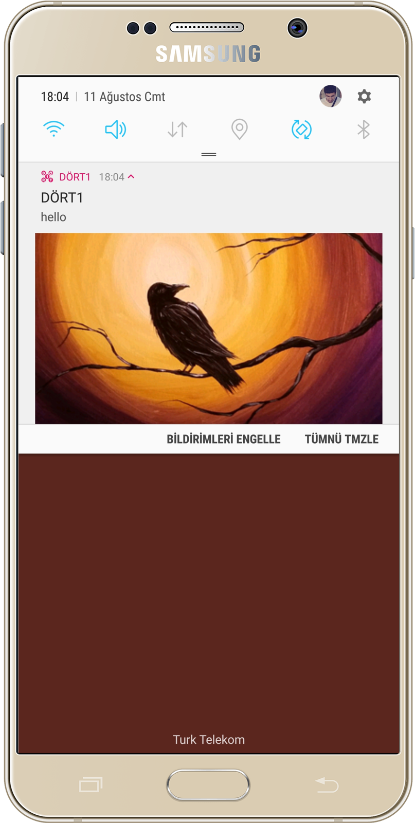 Mockup/samsung Galaxynote5 Gold Portrait - Iphone (2000x2000), Png Download