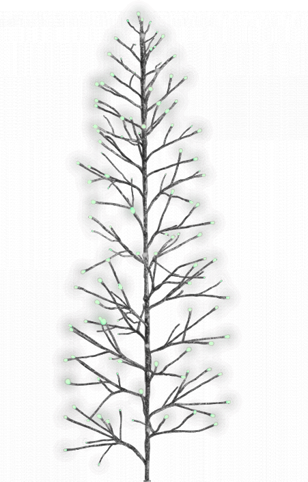 Christmas Tree (451x705), Png Download