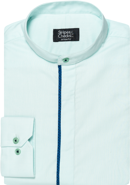 Light Green Shirt With Contrast Placket Piping - Active Tank (1000x1000), Png Download