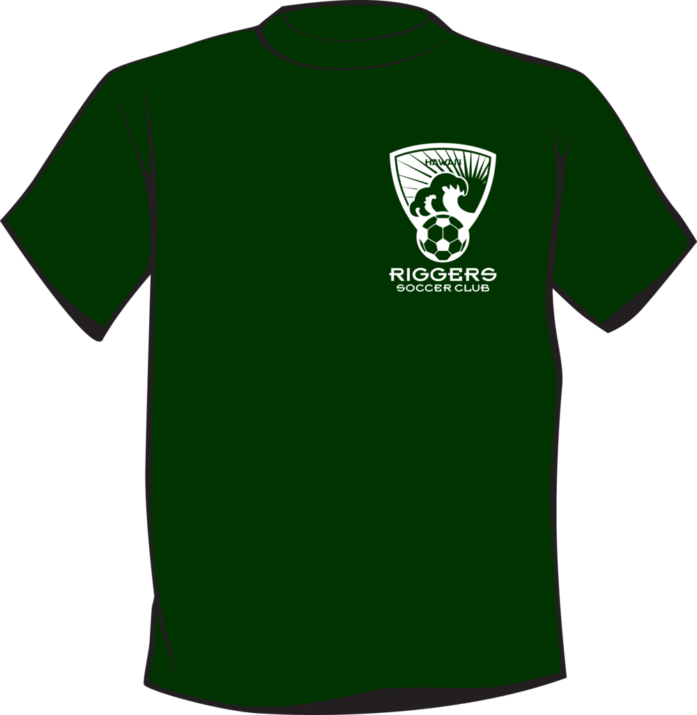 Riggers Dark Green Drifit - Active Shirt (1000x1025), Png Download