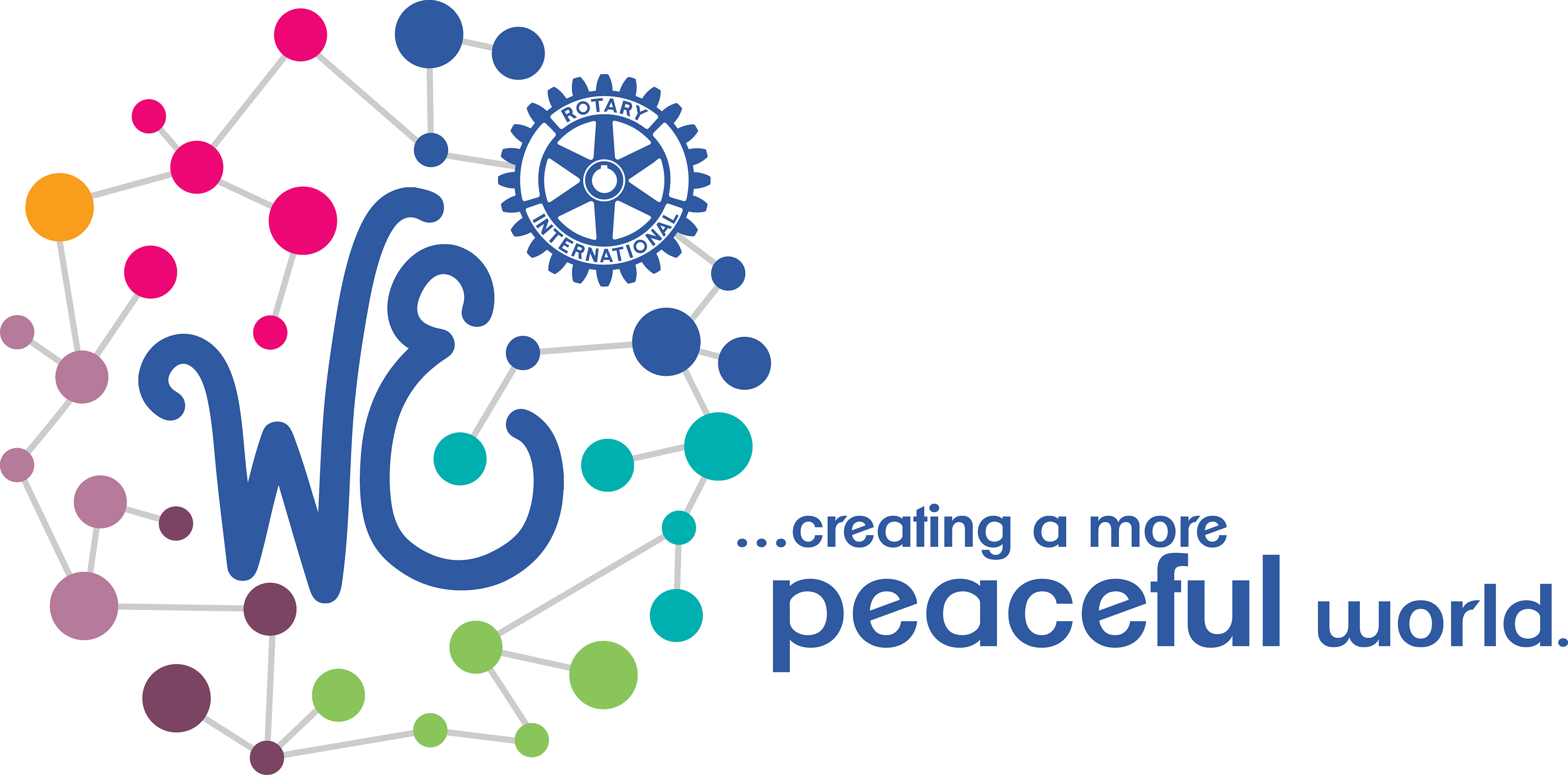 We Rotary Logo - Rotary International (3840x1899), Png Download