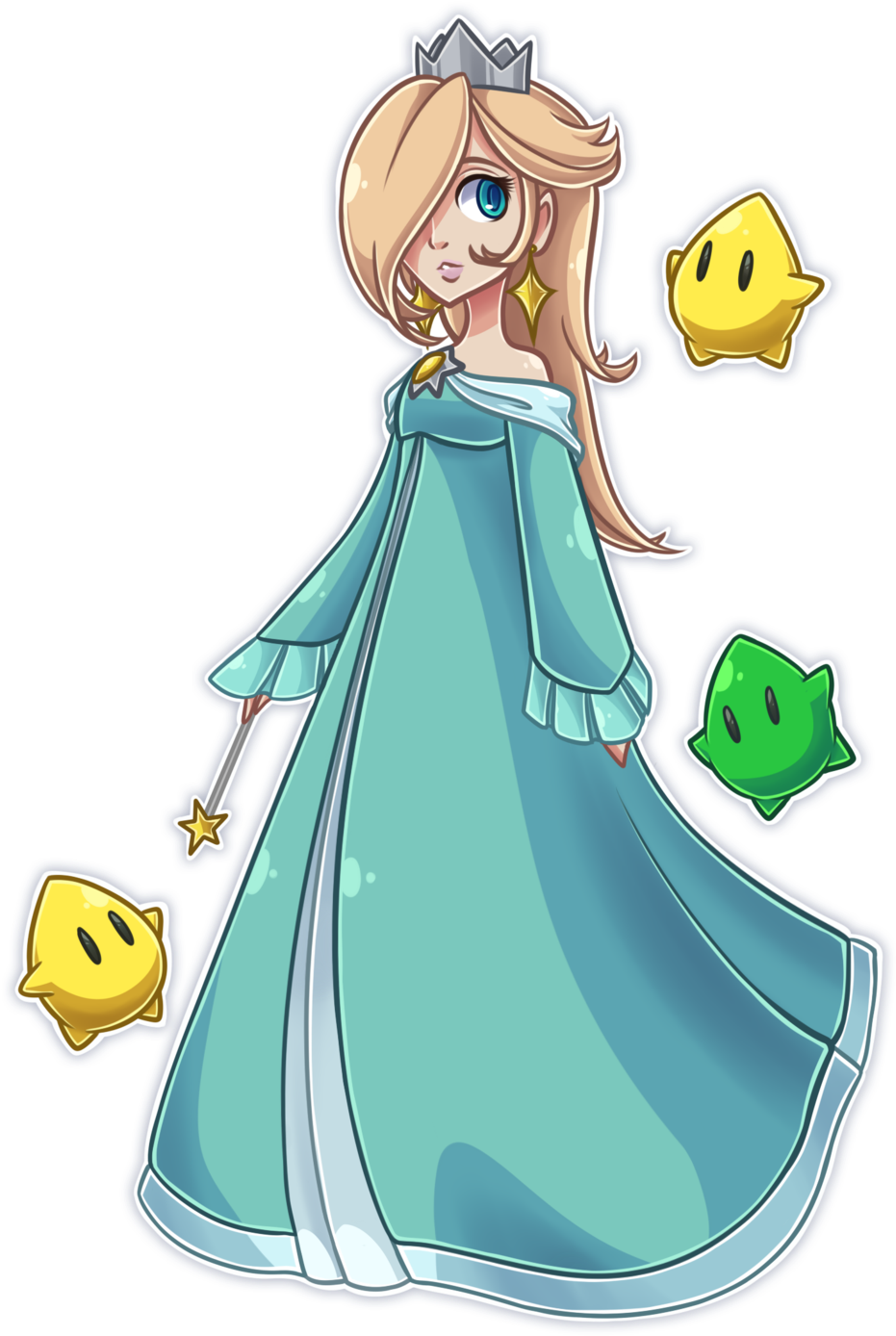 Rosalina Fanart Png (1024x1437), Png Download