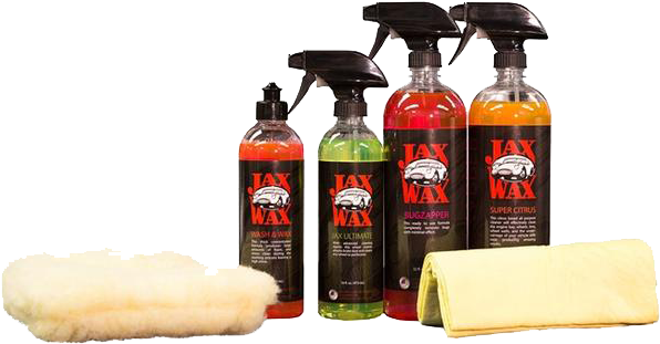 Jax Wax Essentials Exterior Wash And Clean Kit Grande - Wine Bottle (600x600), Png Download