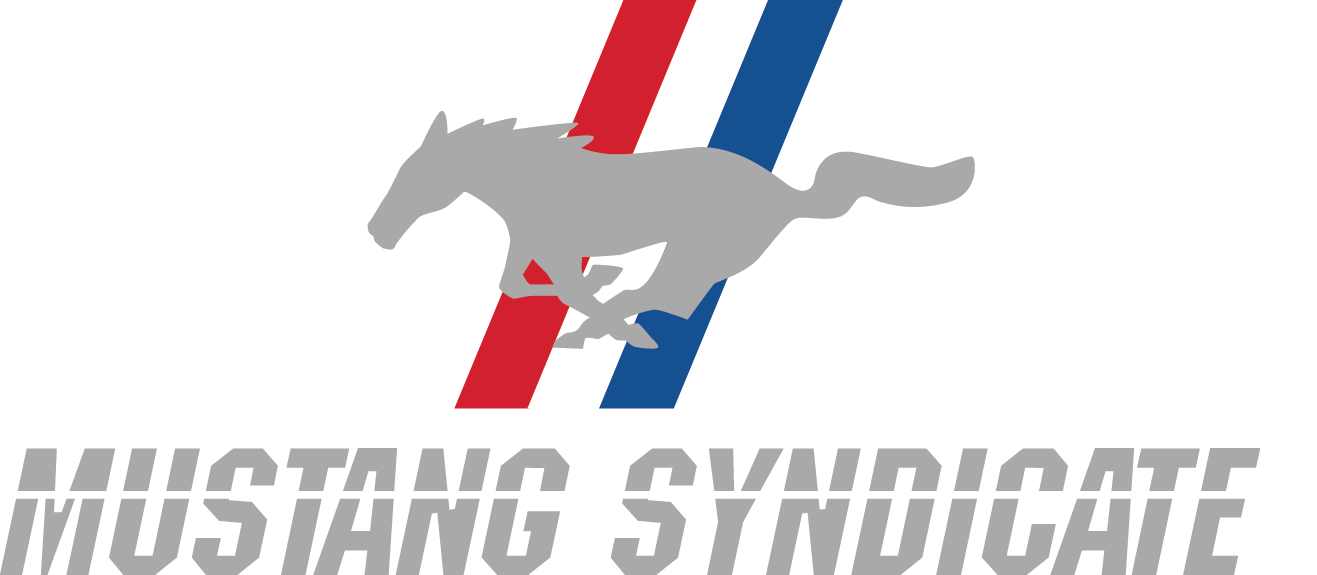 513 Mustang Syndicate - Emblem (1317x575), Png Download