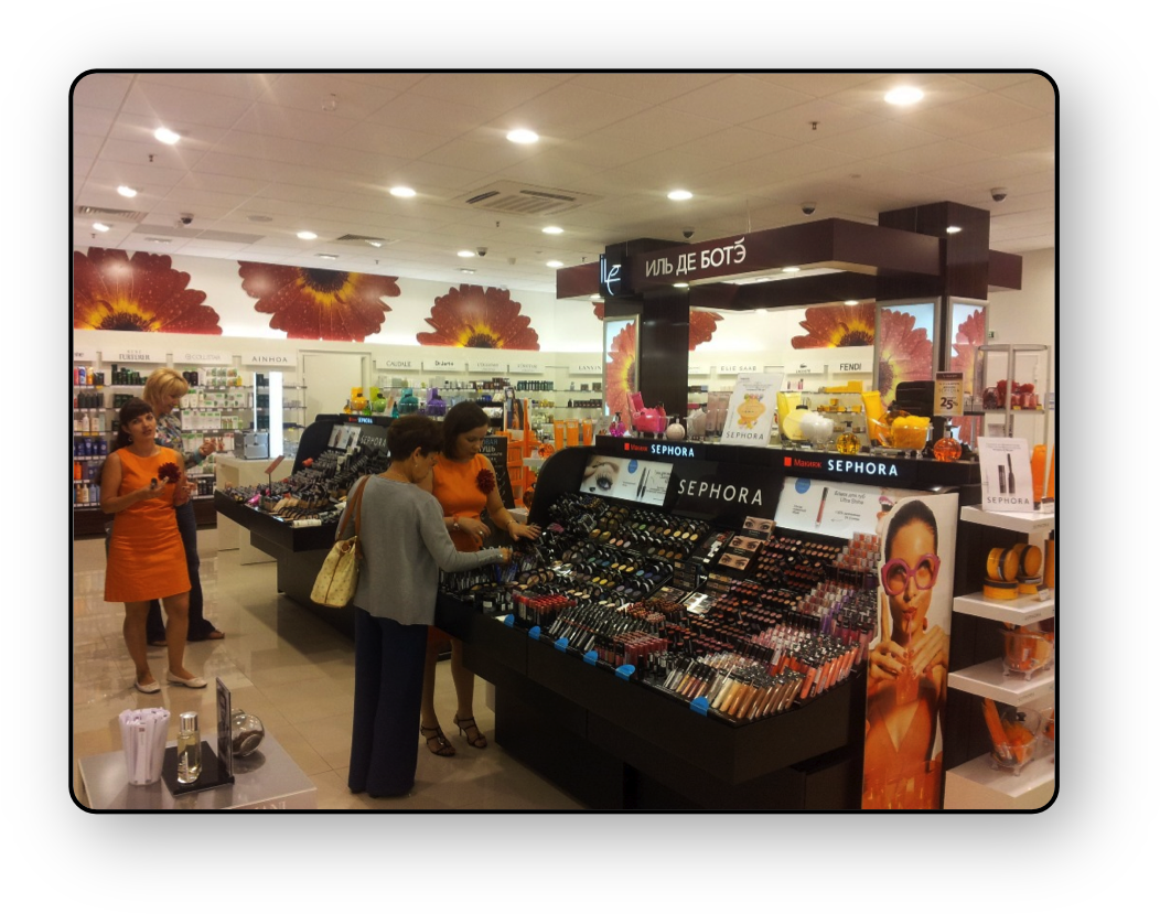 #sephora #russia - Sephora In Russia (1083x860), Png Download