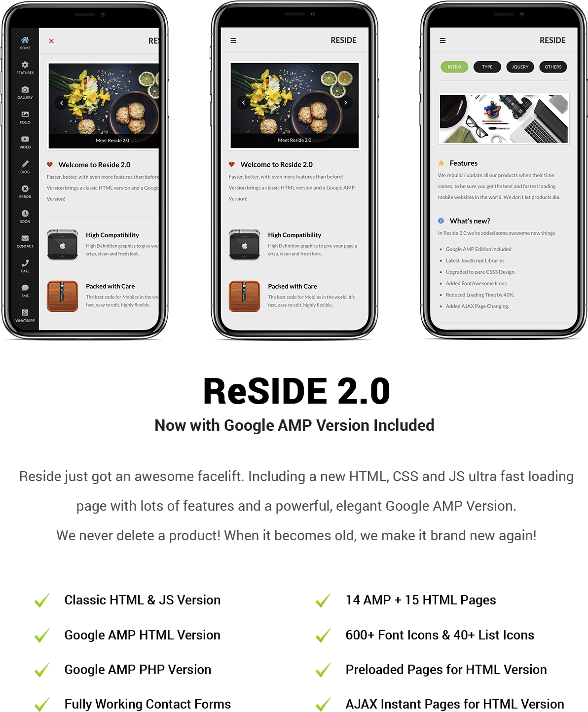 Reside Mobile Template - Mobile Phone (1232x1480), Png Download