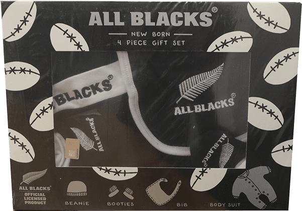 All Blacks Baby 4 Piece Gift Set - France National Rugby Union Team (640x640), Png Download