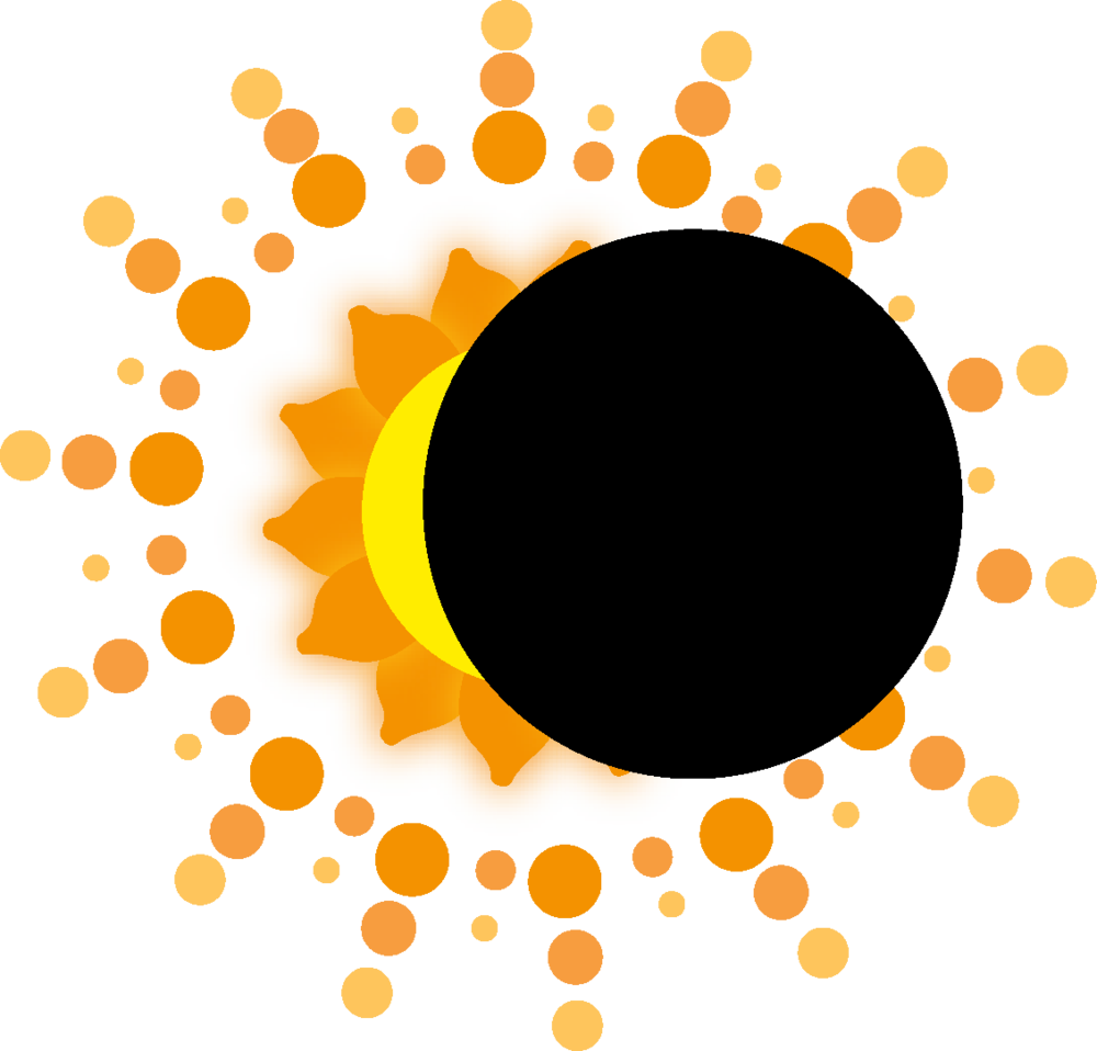 Solar Eclipse Logo - Circle (1000x958), Png Download