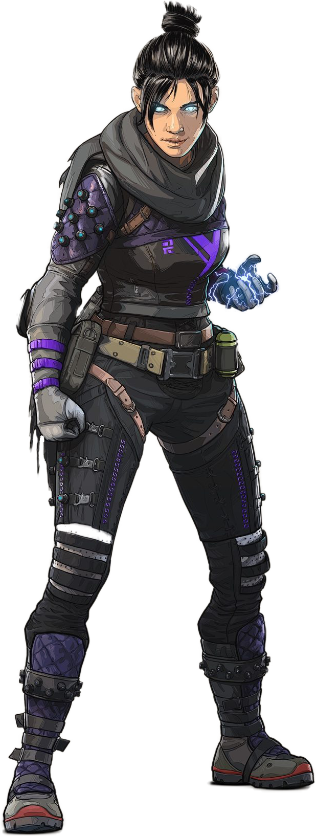 Wraith Interdimensional Skirmisher - Apex Legends Wallpaper 4k (620x1634), Png Download