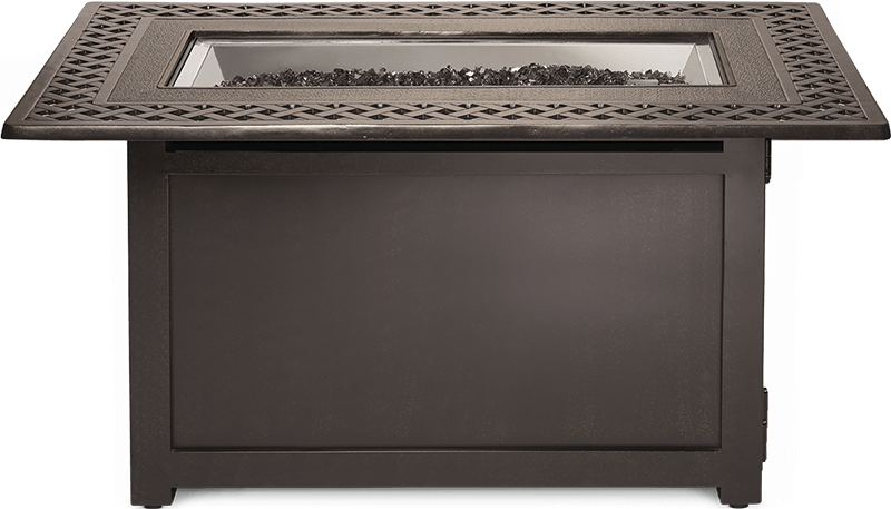 Victorian Rectangle Patioflame® Table - Flash Photography (800x457), Png Download