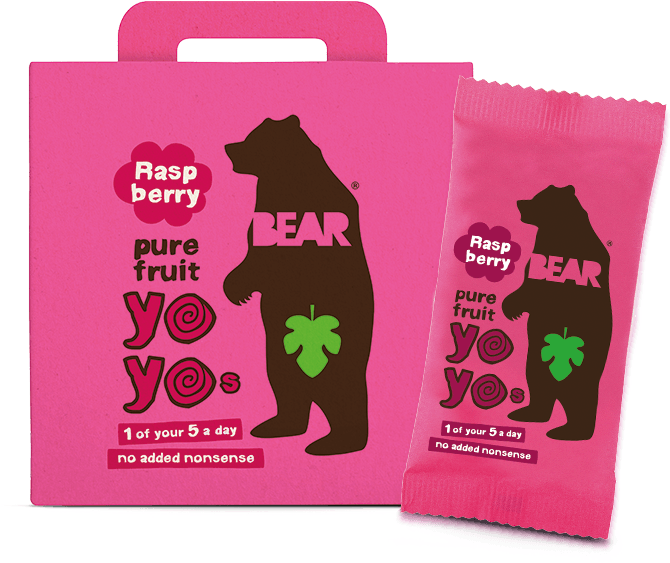 Raspberry - Frukt Godis Bear (669x697), Png Download