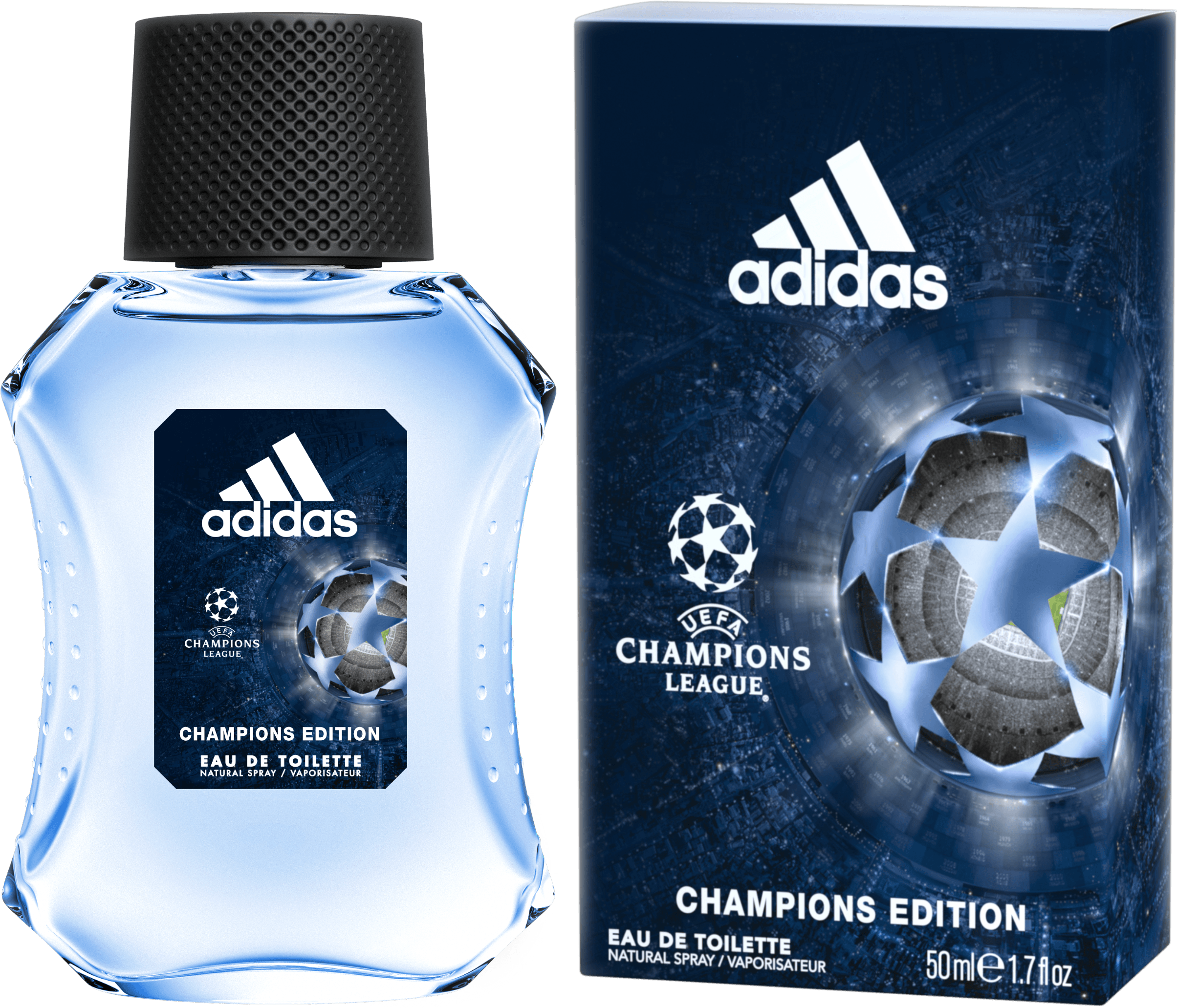 Uefa Champions League Champions Edition Eau De Toilette - Adidas Uefa Champions League Champions Edition (2500x2500), Png Download