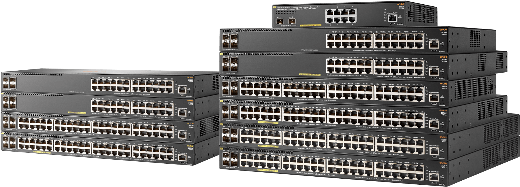 2930f Family - Aruba 2540 48g Poe+ 4sfp+ Switch (1920x763), Png Download