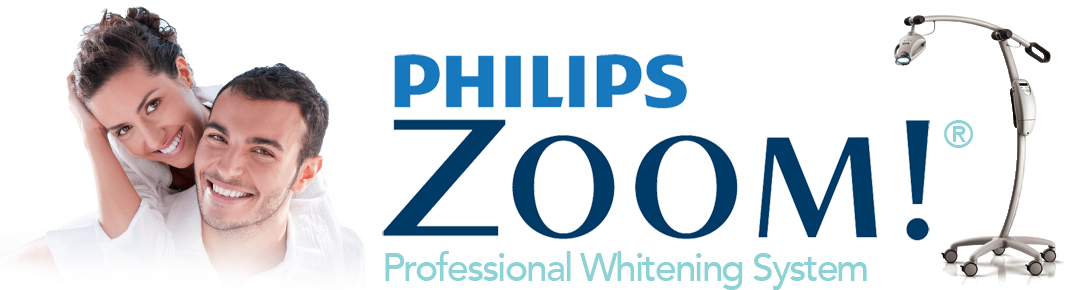 Teeth Whitening With Zoom By Philips - Philips Zoom Whitening Logo (1080x290), Png Download