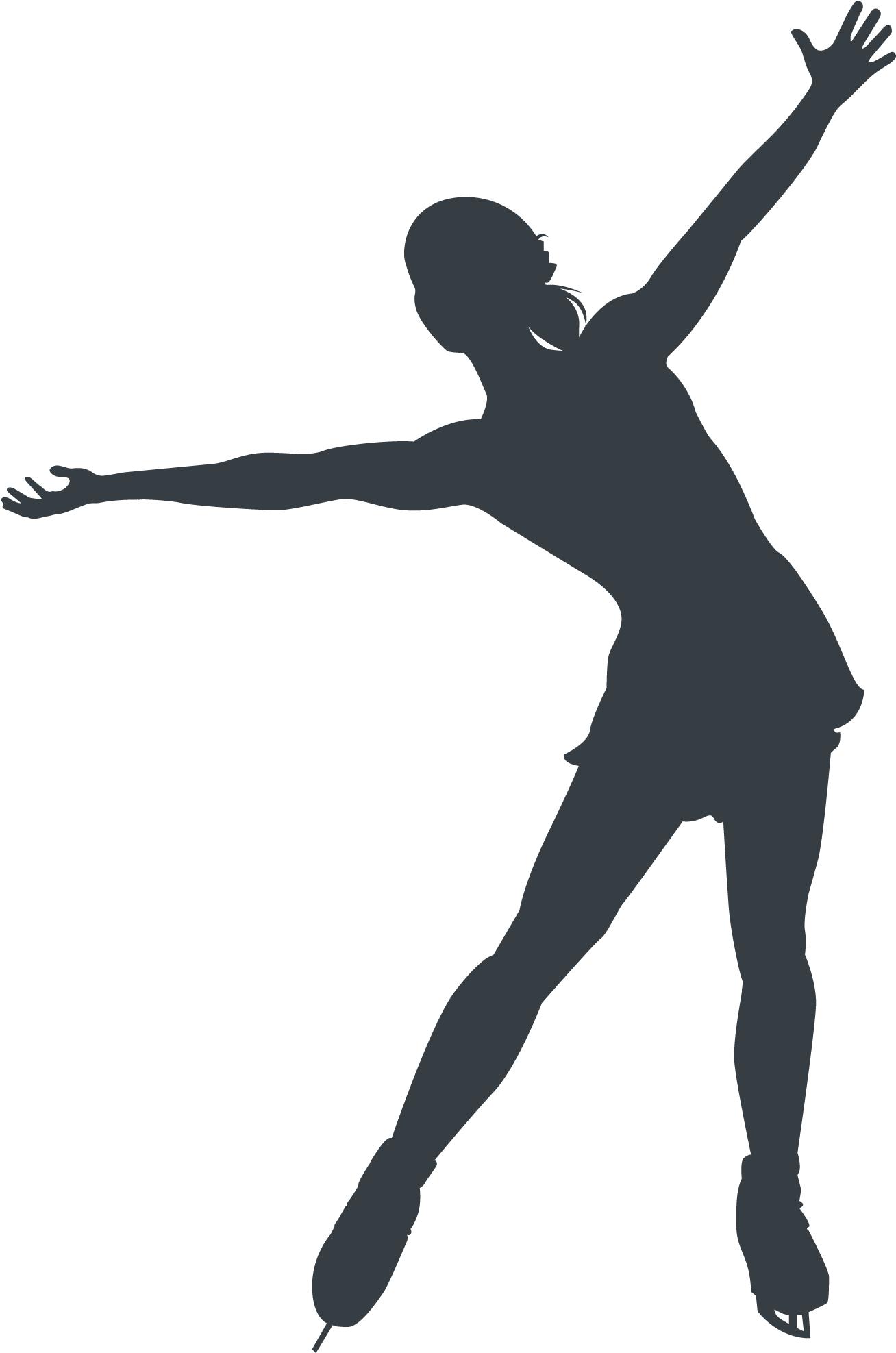Athlete Silhouette - Silhouette (2271x2021), Png Download