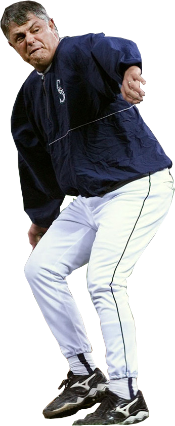 Angry Lou Piniella - Lou Piniella Throws Base (500x931), Png Download
