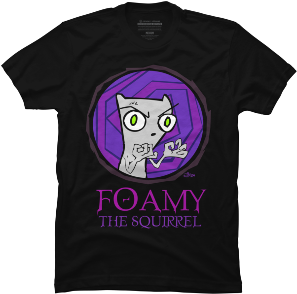 Classic Angry Foamy The Squirrel - Mindofrez Merch Relax Dude (650x650), Png Download