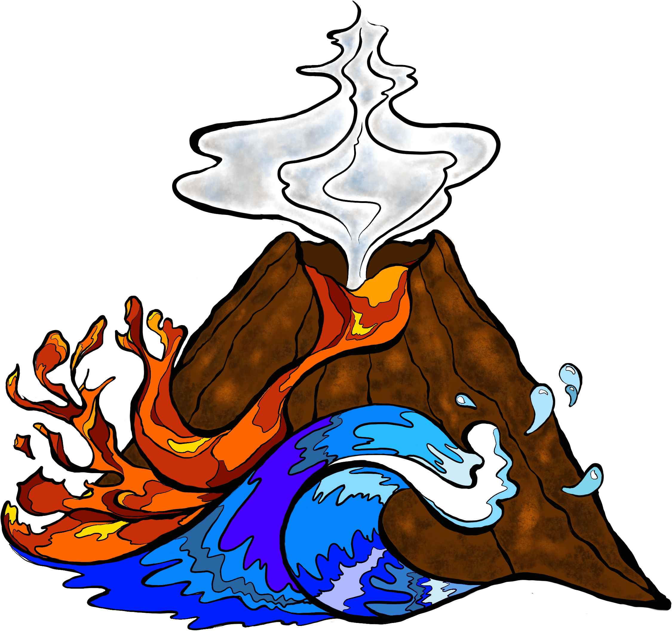 Bana Kuma Wisdom The Flow Festival Puna - Illustration (2478x2291), Png Download