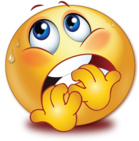 Chicken Clipart Emoji - Scared Emoticons (640x480), Png Download