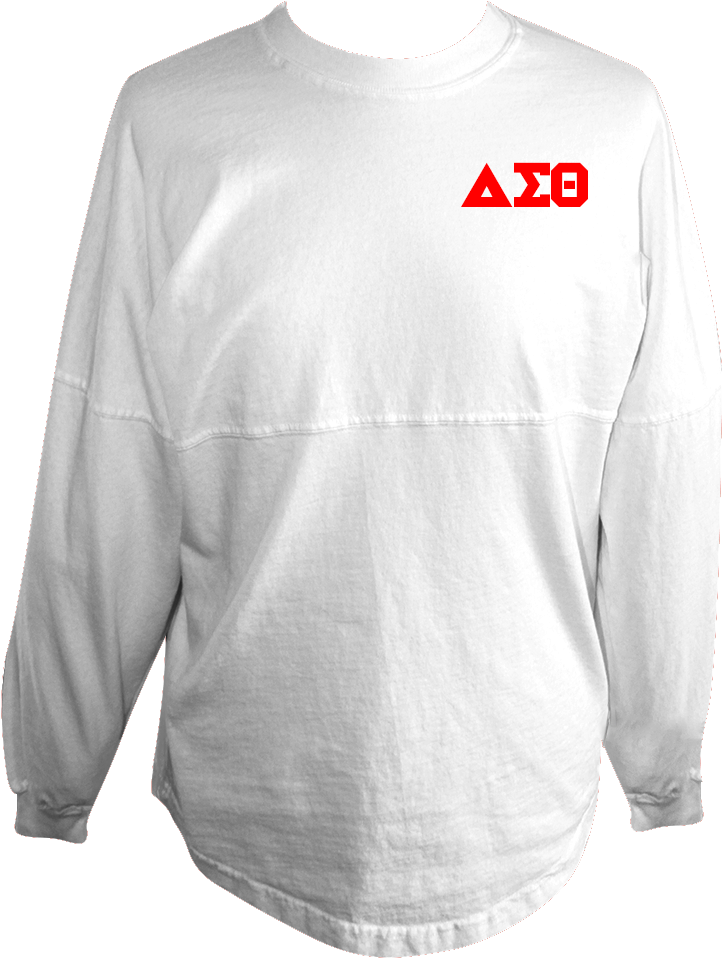 Delta Sigma Theta Spirit Jersey - Long-sleeved T-shirt (1024x1024), Png Download